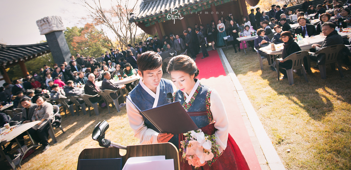 촉석루 청계서원에서 진행한 아름다운날 Wedding march