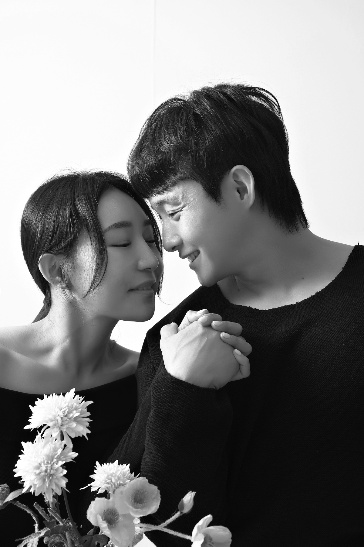 이쁜 두 공주와 함께 가족사진